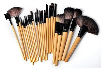 Complete 24-Piece Makeup Brush Kit for Effortless Beauty