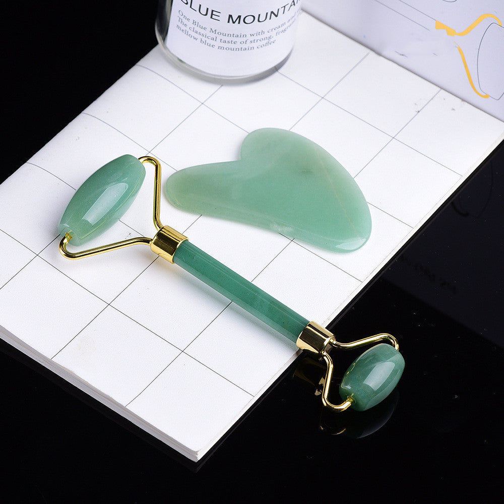 GlowStone Facial Roller & Gua Sha Kit