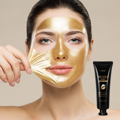 GlowGold Snail Mask for Smooth, Radiant Hydrated Skin