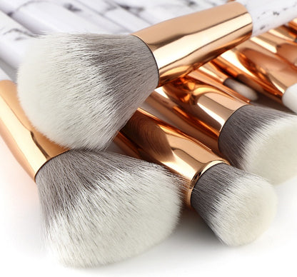 MarbleTouch Beauty Brush Kit for Smooth & Stunning Makeup