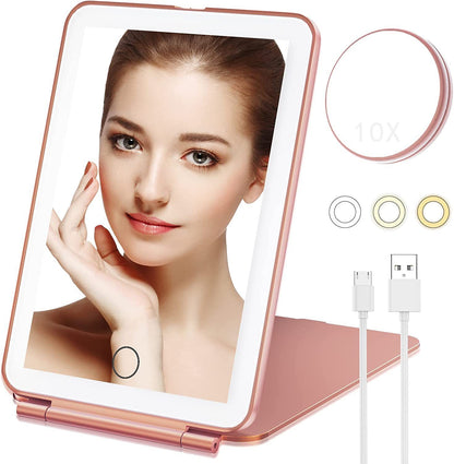 GlowFold LED Vanity Mirror