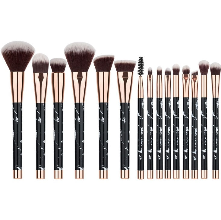 MarbleTouch Beauty Brush Kit for Smooth & Stunning Makeup
