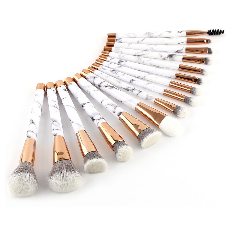 MarbleTouch Beauty Brush Kit for Smooth & Stunning Makeup