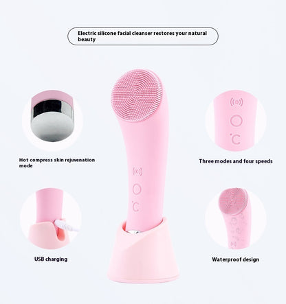 GlowSonic Heated Facial Cleansing Brush