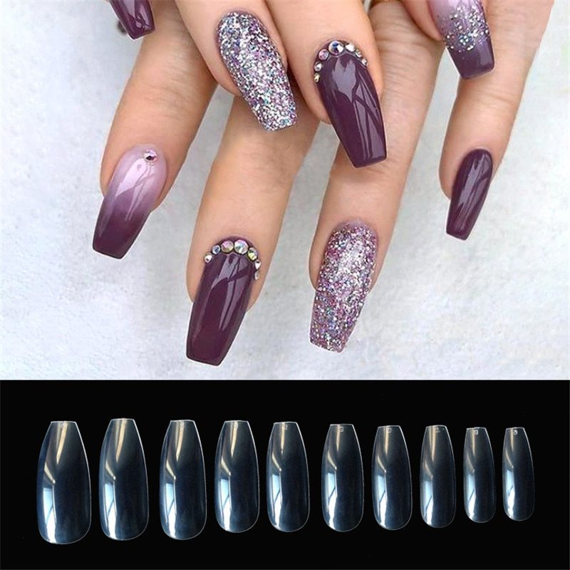 CrystalClear 500 Nail Set for Easy & Flawless Nails