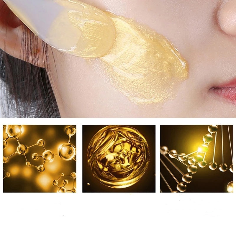 GlowGold Snail Mask for Smooth, Radiant Hydrated Skin