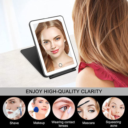 GlowFold LED Vanity Mirror