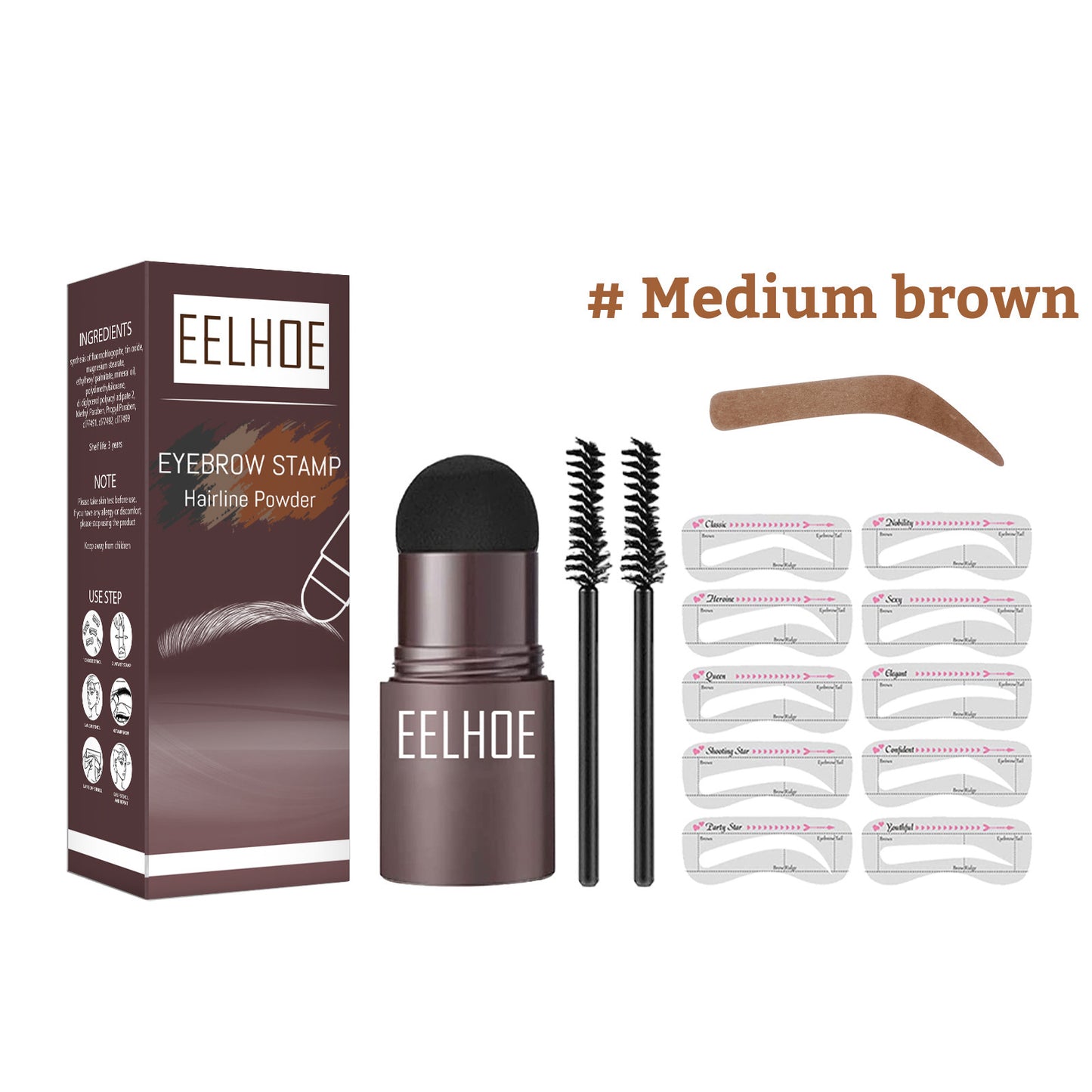 FlawlessBrow Eyebrow Stencil & Powder Set